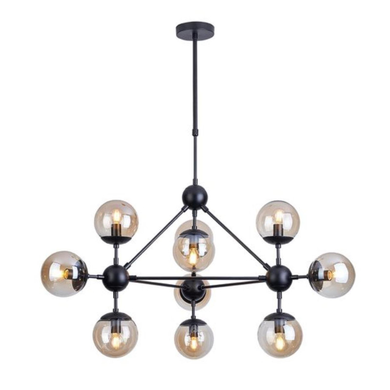 Люстра на штанге ARTE Lamp A1664SP-10BK Люстра на штанге ARTE Lamp A1664SP-10BK