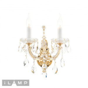 Бра iLamp W6071-2 GD+CL Бра iLamp W6071-2 GD+CL