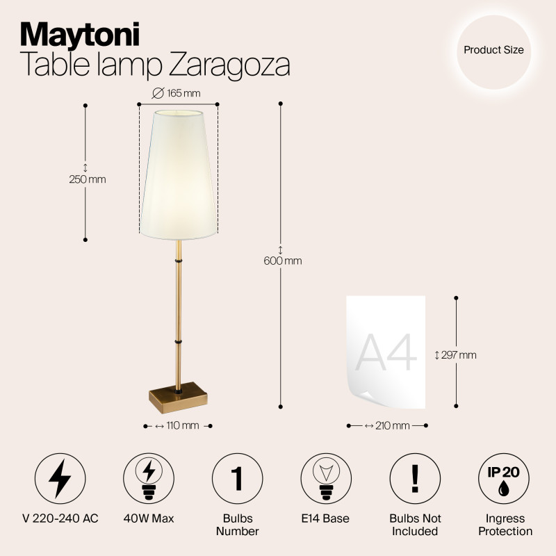 Люстра на штанге Maytoni H001CL-05BS Люстра на штанге Maytoni H001CL-05BS — изображение 3