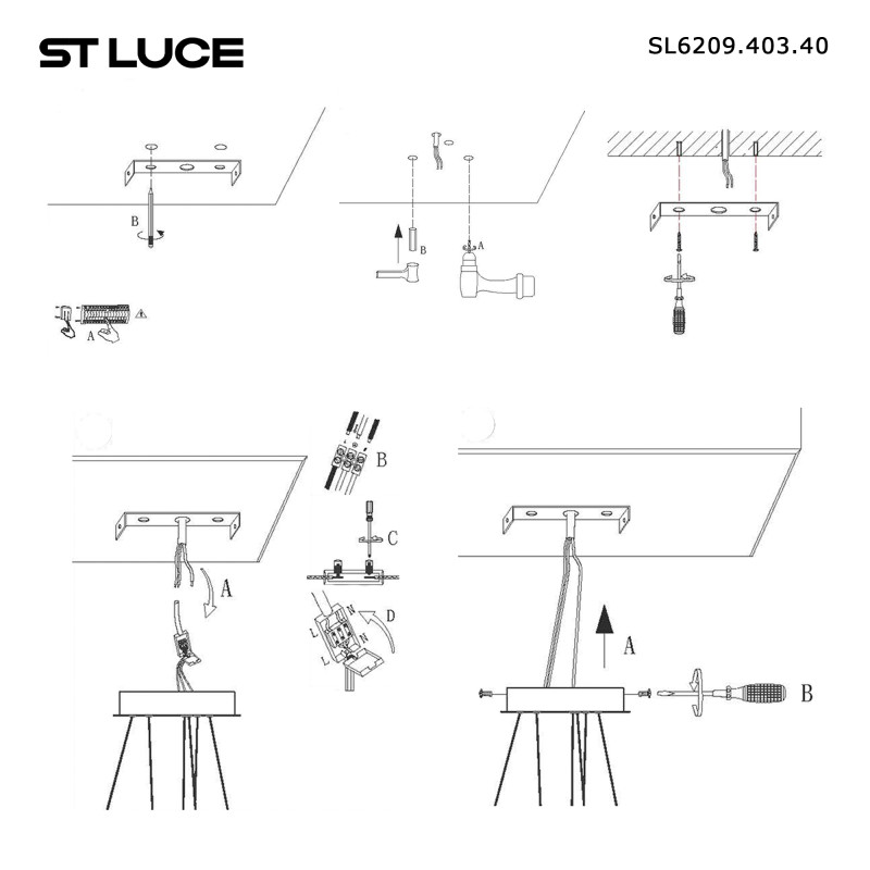 Подвесной светильник ST-Luce SL6209.403.40 Подвесной светильник ST-Luce SL6209.403.40 — изображение 5