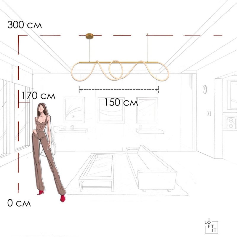 Подвесной светильник LOFT IT 10388P/B Brass Подвесной светильник LOFT IT 10388P/B Brass — изображение 4