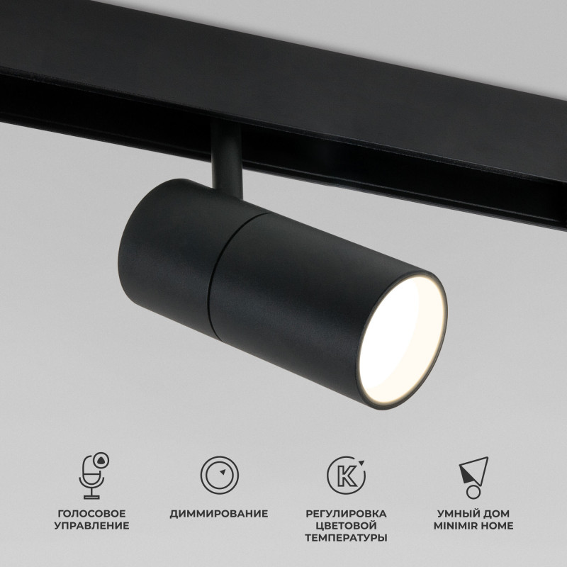 Светильник на шине Elektrostandard 85075/01 12W 2700-6500K Dim R02 (чёрный) Светильник на шине Elektrostandard 85075/01 12W 2700-6500K Dim R02 (чёрный)