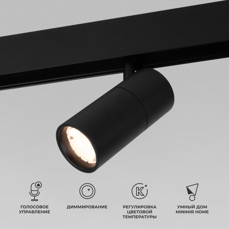 Светильник на шине Elektrostandard 85074/01 6W 2700-6500K Dim R01 (чёрный) Светильник на шине Elektrostandard 85074/01 6W 2700-6500K Dim R01 (чёрный)